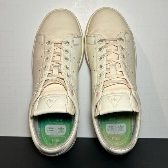 Mens ADIDAS Pharrell Williams x Stan Smith Ecru Tint Low Top Shoes / Size 8 - Picture 5 of 9